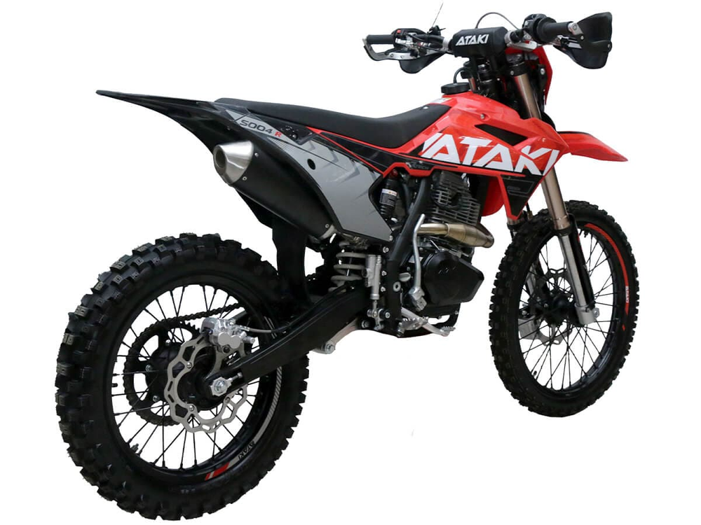 Мотоцикл кроссовый эндуро ATAKI S004-R 300 (4T PR300) 21/18 (2024 г.)