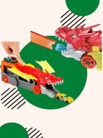 Hot Wheels GTK42 — игровой набор «Разъяренный Дракон с хранилищем для машинок»