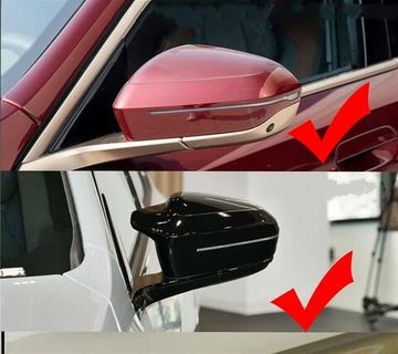 Крышки зеркал M Style BMW 5/6/7-series G60 G61 G68 G70 G90 чёрный глянец