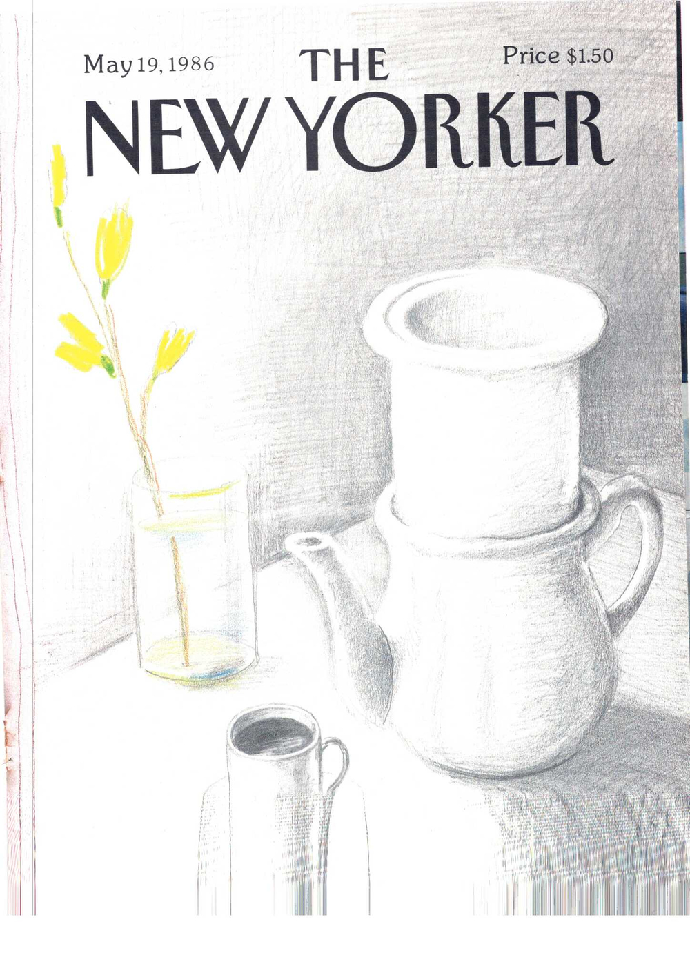 Журнал The New Yorker 19-05-1986, обложка