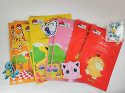 Набор тканевых масок для лица JMSOLUTION MASK X POKEMON,подарочный , 8шт