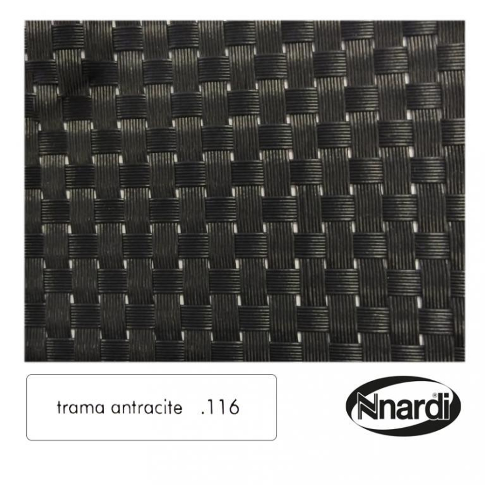 Шезлонг-лежак пластиковый, Nardi Alfa, антрацит