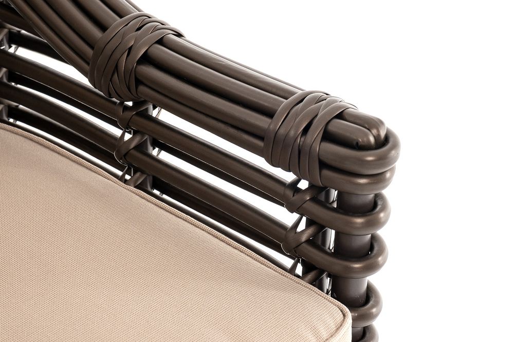 "Блисс" кресло из искусственного ротанга, цвет бронзовый