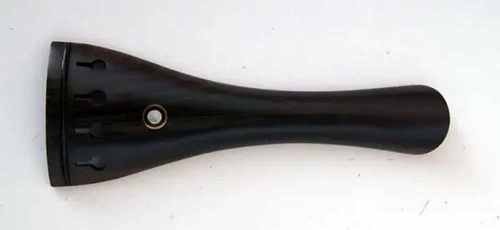 WBO VT04R-4/4 Струнодержатель для скрипки, круглый, парижский глазок. Материал - палисандр.