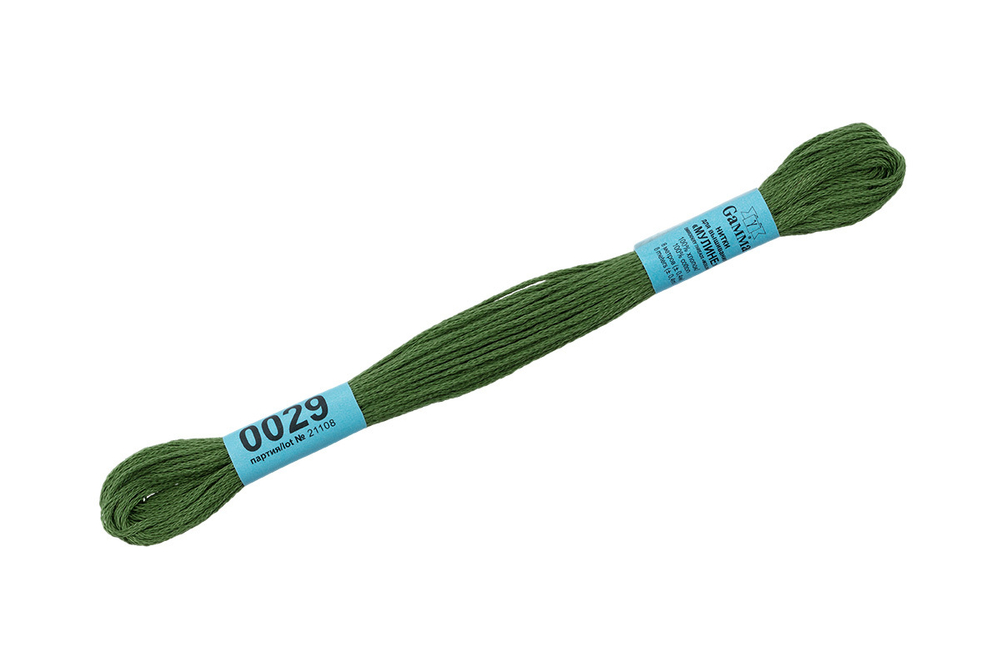 Мулине "Gamma", 100% хлопок, 8 м, №0029