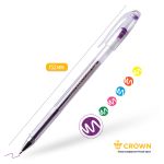 Ручка гелевая Crown фиолетовая, 0.5мм