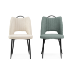 Стул на металлокаркасе Woodville Barton beige, black