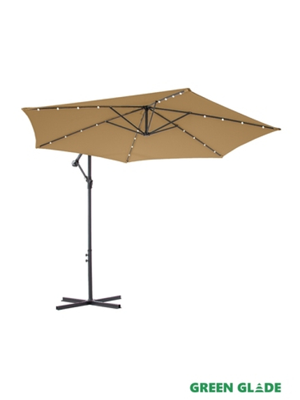 Зонт садовый Green Glade 6013 с LED подсветкой