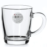Кружка стеклянная 340мл «Бейзик» 55531SLBT