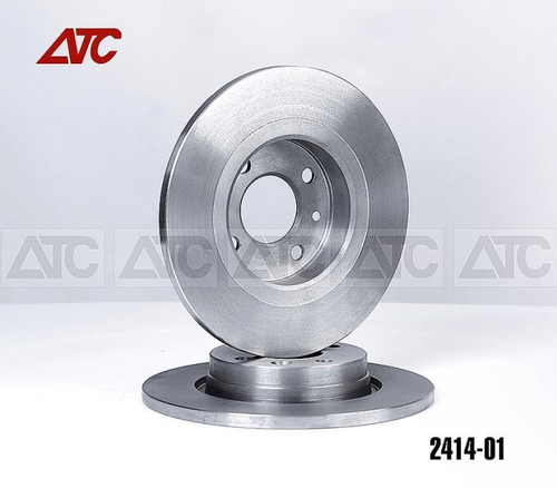 Диск тормозной передний Renault Logan Sandero Megane I Lada Largus невентилир. 259х12 мм. перфор. (ATC)