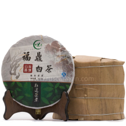 0540к Чай прессованный белый "ЛиДа, Бай Му Дань" (ци цзы бин, 357 гр)
