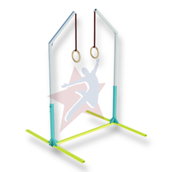 Гимнастические кольца комплектуются контактной лентой велькро