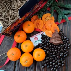 Детский подарочный набор с крафтовым шоколадом / 850 гр Детский подарочный набор с крафтовым шоколадом / 850 гр