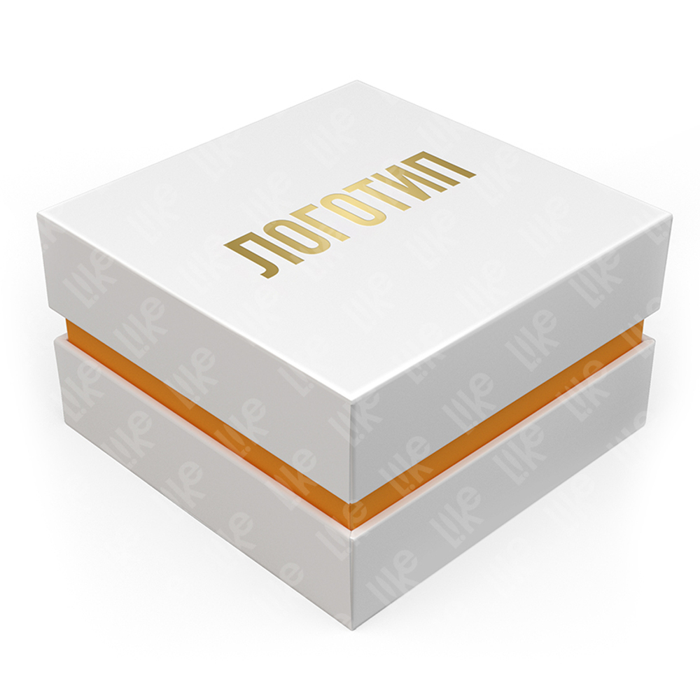 Картонная коробка для ювелирных изделий 60×60×36 мм