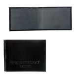 Обложка для удостоверения BEFLER "Classic", натуральная кожа, тиснение "Студенческий билет", черная, F.12.-1