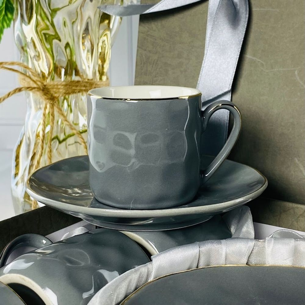 Lenardi 181-204 Кофейный набор 12пр. 95мл в под.уп.(х12)Фарфор