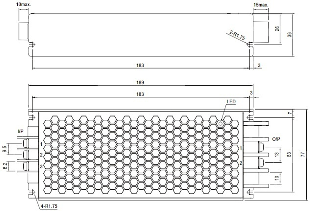 Преобразователь DC-DC модульный Mean Well RSD-150D-24