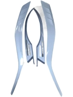 Накладка на фары серебристые Кобальт