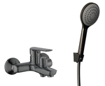 Смеситель ESKO "Lagos Gun Metal" для ванны, короткий излив, оружейная сталь, арт. LG54GM