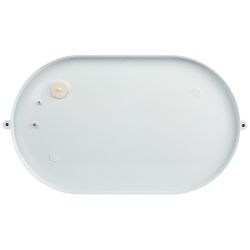Светильник ЭРА НБП 04-100-001 Акватермо алюминий/стекло IP54 E27 max 100Вт 280х160 овал белый | Светильники ЖКХ IP54