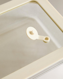 ZARA HOME ГЕРМЕТИЧНЫЙ КОНТЕЙНЕР ДЛЯ ЕДЫ ЕМКОСТЬЮ 700 МЛ, КРЕМОВЫЙ