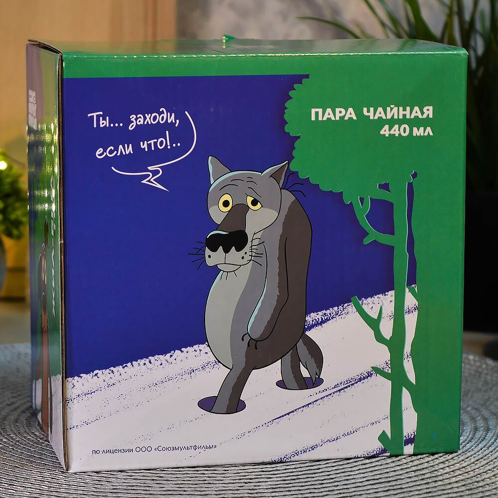 Чайная пара 440мл "Жил-был пес"