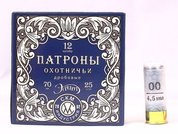 Патрон "СКМ-Индустрия" Элит 12/70 №00 32 гр.