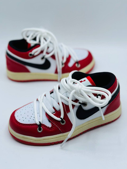 Детские кожаные кроссовки Nike Off White