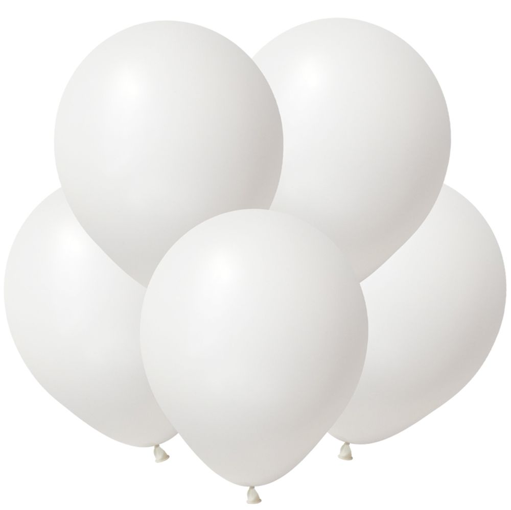 Шар 5&quot; Белый пастель/ White ВП