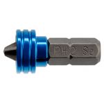 Бита PH2 x 25 мм с ограничителем и магнитом, для ГКЛ, S2 Gross, 11455