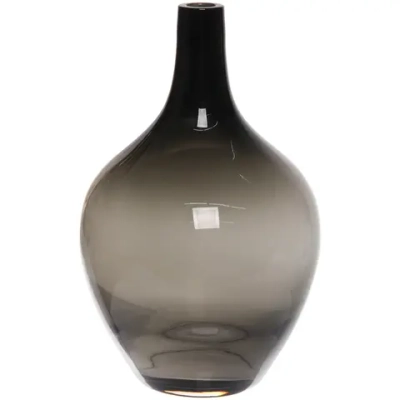 Ваза стеклянная «GREY GLASS» 18*28см