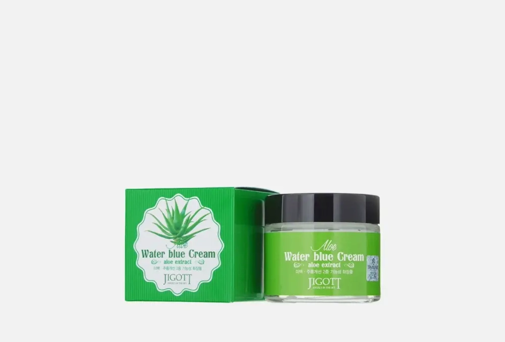 JIGOTT Крем для лица АЛОЭ ALOE Water Blue Cream (70 мл)