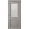 Купить Дверь экошпон Decanto 1 barhat grey остеклённая