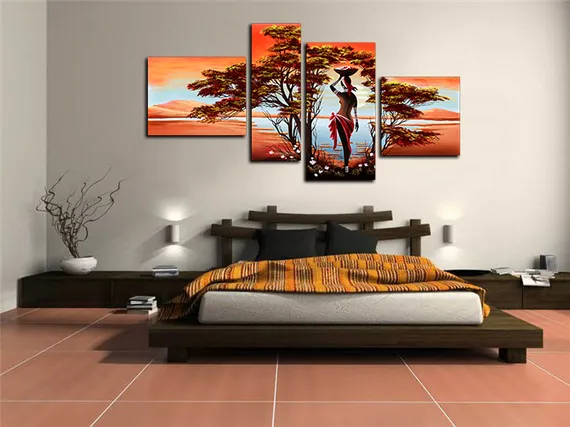 Модульная картина "Экзотическая Африка"