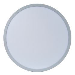 ULO-K40A 30W-4000К-R40 IP40 LIGHT GREY Светильник светодиодный накладной. Белый свет 4000K. Диаметр 400мм. Корпус светло-серый. ТМ Uniel