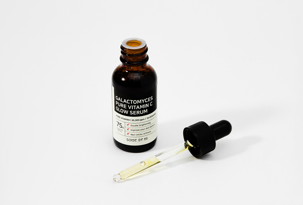 Осветляющая сыворотка с витамином С Some By Mi Galactomyces Pure Vitamin C Glow Serum Срок март 2026