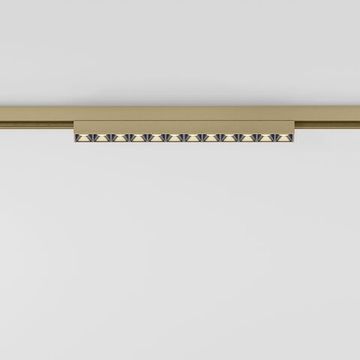 Трековый магнитный светильник LED 10W 3000K 85528/01 латунь Brass Line Magnetic Elektrostandard
