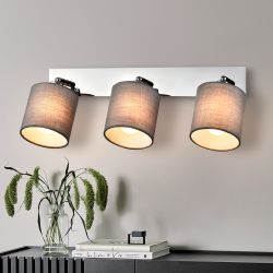 Светильник настенно-потолочный спот Rivoli Perlita 7058-703 3 x E14 40 Вт поворотный с выключателем | Rivoli