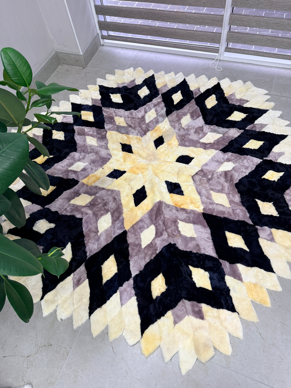 Меховой Ковер из овчины