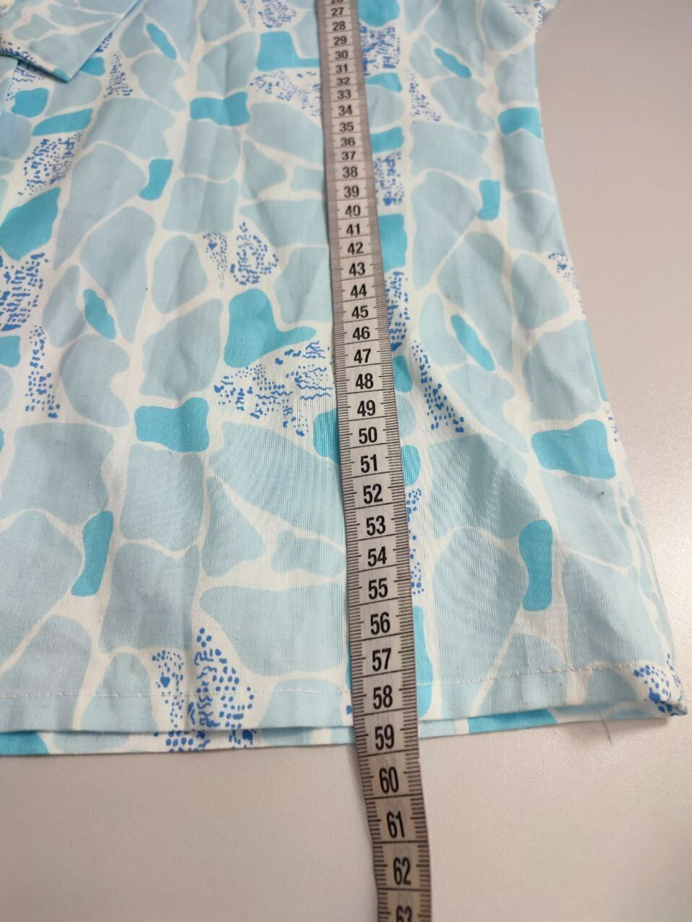 Блузка летняя с принтом 48 размер