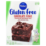 Pillsbury, Шоколадная помадка премиум-смесь для брауни с шоколадной крошкой, без глютена, 439 г (15,5 унции)