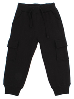 Брюки д/мальчика футер M1137FN-3/6 р.104 черный (Такро)