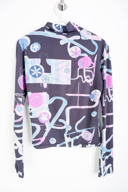 Блузка Christian Lacroix запоминающейся расцветки, визуально на 42 размер