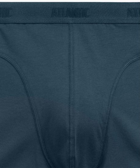 Трусы мужские боксеры удлиненные (2шт), Atlantic 2MH-175, хлопок, сине-зеленый + темно-голубой