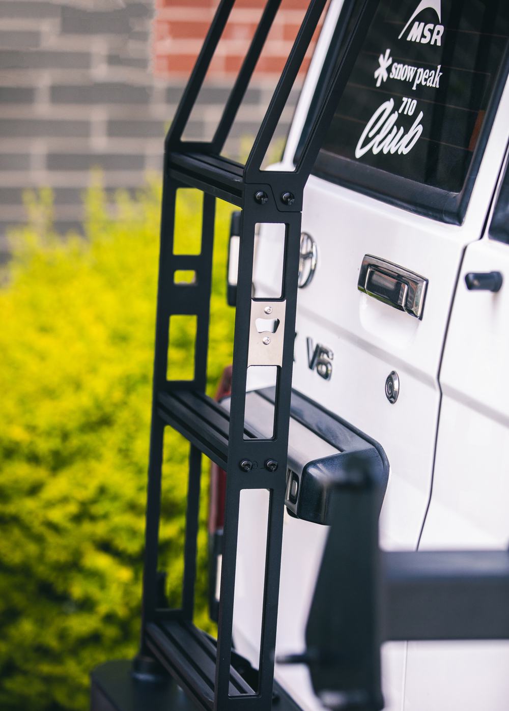 Платформа на крышу и задняя лестница для Toyota Land Cruiser 70 76 LC76 Тойота Прадо Крузак защитный обвес