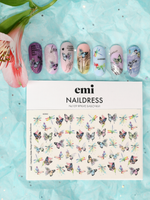 Naildress Slider Design №109 Яркие бабочки