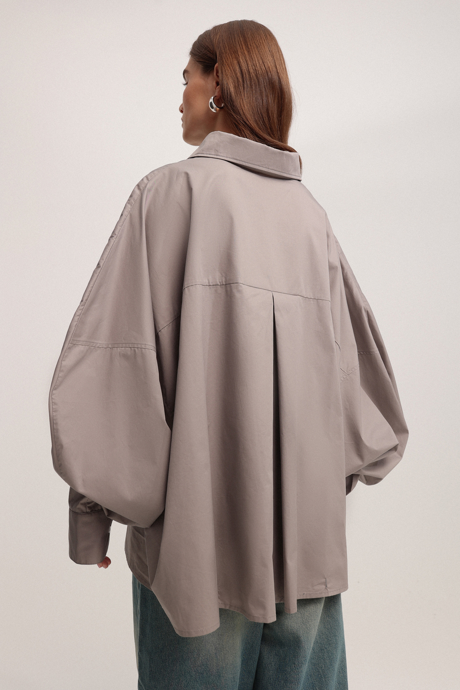 Рубашка О-силуэта