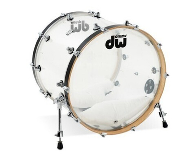 DRUM WORKSHOP BASS DRUM DESIGN ACRYLIC 22x18" бас барабан