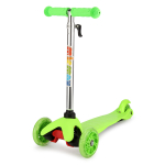 Самокат 3х кол. 57см,макс.высота ручки68см, колесаPU (заднее со светом),макс.вес30кг