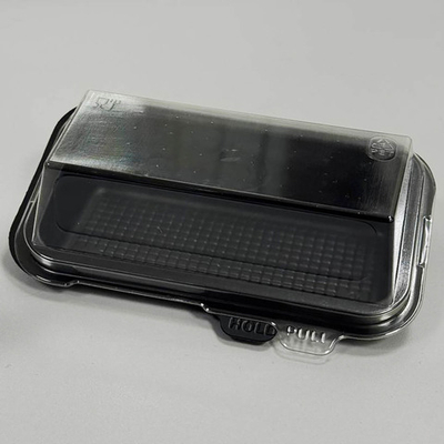 Контейнер для суши ПК-0065 100х80х47 мм дно чёрный PS 1/360